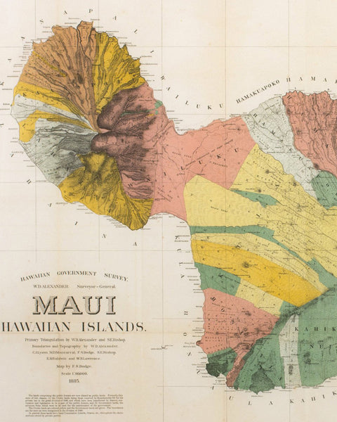 Maps of the Hawaiian Islands