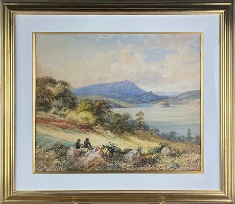 William Keith. Belvedere Cove and Mount Tam. 1867.