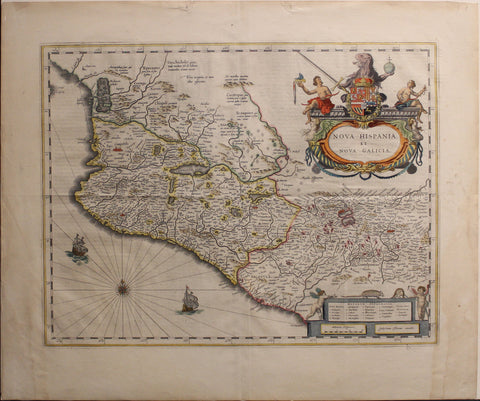 Willem Bleau. Nova Hispania et Nova Galicia. 1635.