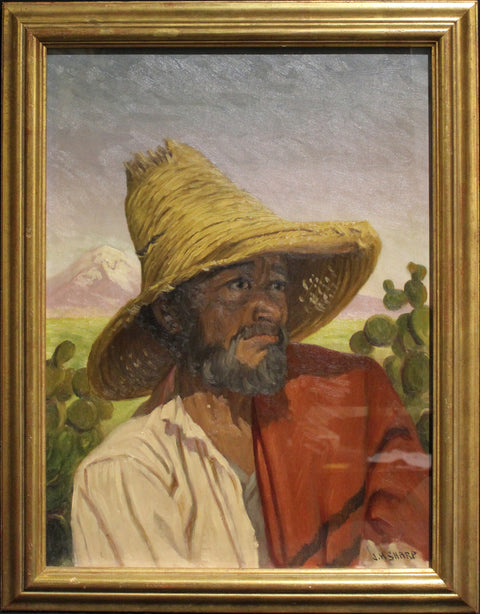 Joseph Henry Sharp. Portrait of Pedro Martinez. Early 20th C.