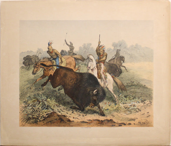 Specht and Lancon. Buffalo Hunt. 1875.