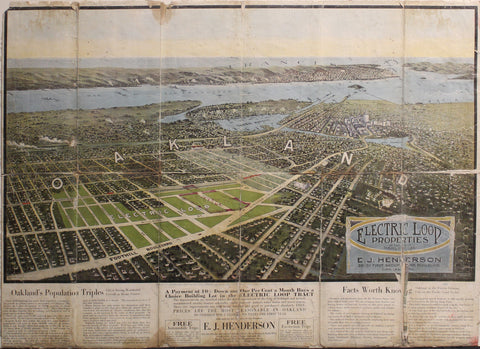 Green. Electric Loop Properties in the City of Oakland, Cal. 1915.