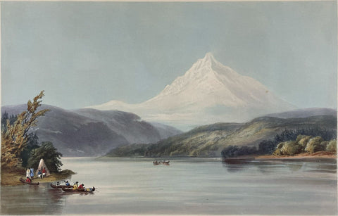 Henry James Warre . Mount Hood, Oregon. 1848.