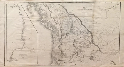 CHARLES WILKES. Map of the Oregon Territory. 1841.