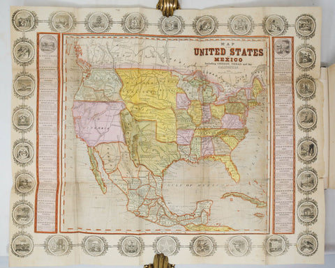 Ensign & Thayer. Map of the Gold Regions of California...1849