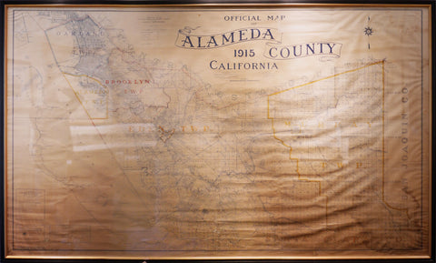 1915 Official Map of Alameda County