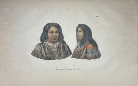Araucanos indigenes du Chili