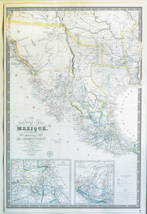 Brue. Nouvelle Carte du Mexique...1834