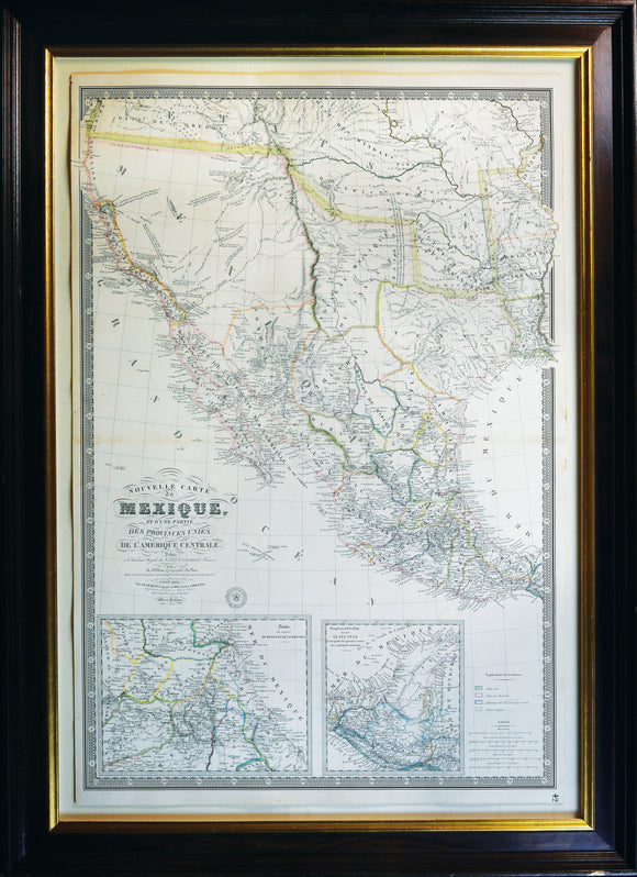 Brue. Nouvelle Carte du Mexique...1834