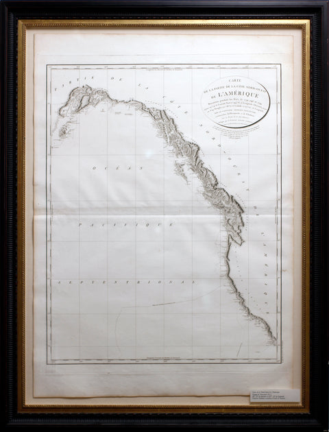 Carte de la Partie de la Cote Nord-Ouest de L'Amerique: Reconnue pendant les Etes de 1792, 1793 et 1794