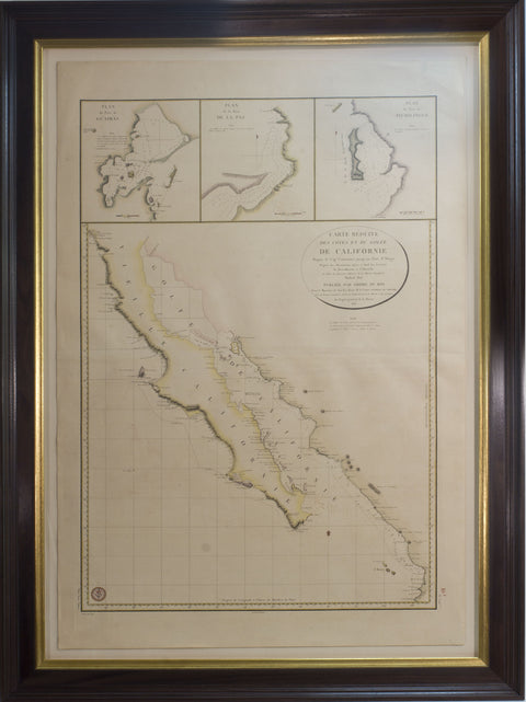 Carte Réduite Des Côtes Et Du Golfe De Californie