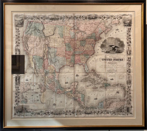 Colton's Map of the United States of America...1856