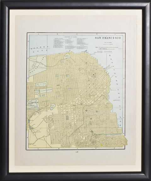 Map of San Francisco, 1900