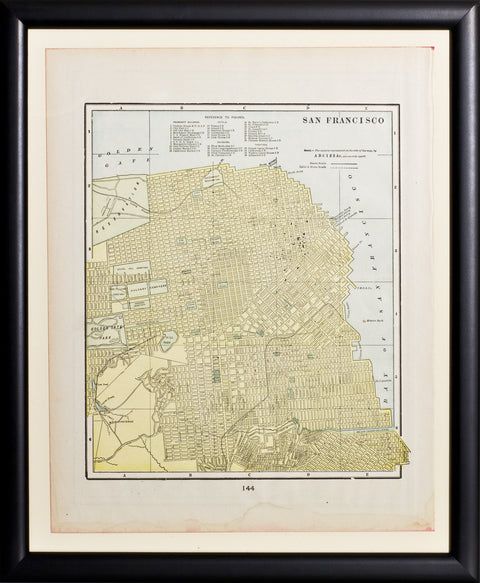 Map of San Francisco, 1892