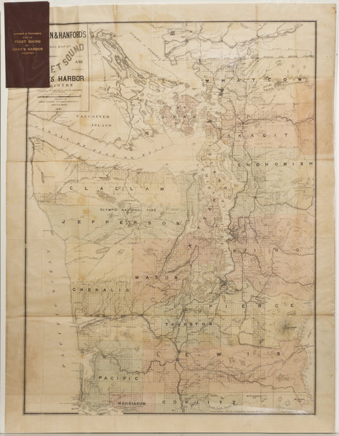 Map of Puget Sound and Grey's Harbor Country