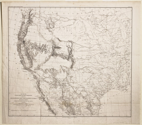 A Map of the United States & Their Territories Between the Mississippi & the Pacific Ocean.