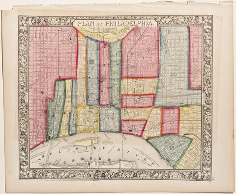 Plan of Philadelphia (1864)