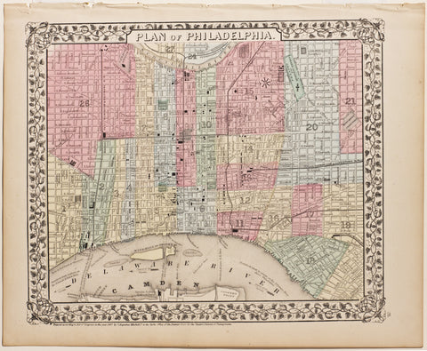 Plan of Philadelphia (1869)