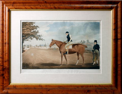 Portrait of Mr. Thos. George of Henley near Ludlow, and his Mare 'Little Thought of'
