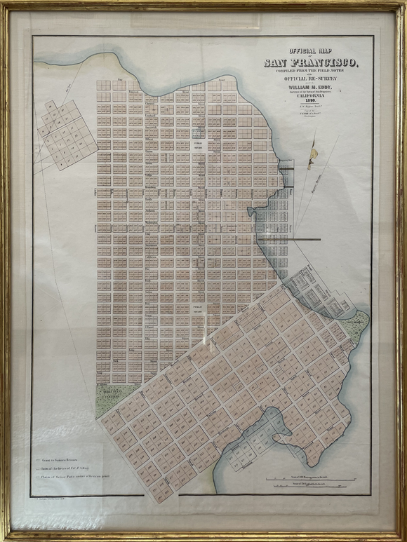 Eddy, William. Official Map of San Francisco. 1849