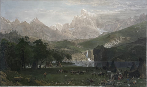Albert Bierstadt 'The Rocky Mountains'