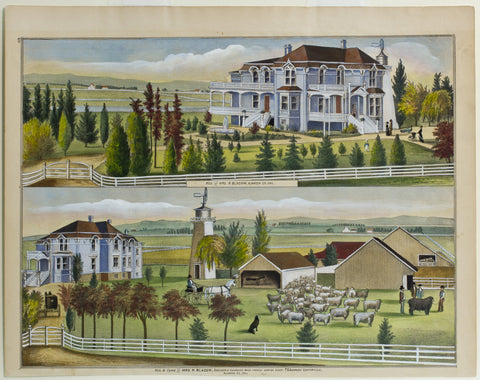 Residence and Farm of Mrs. R. Blacow
