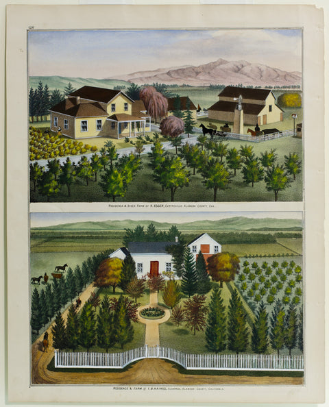 Residence and Stockfarm of H. Egger