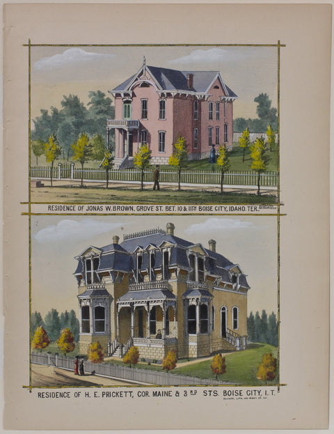 Residence of H.E. Prickett