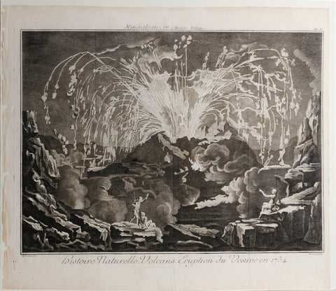 Volcans Eruption du Vesuve en 1754