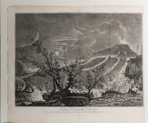 Volcans, Laves qui sortoient des flancs de Vesuve a la suitte de l'Eruption de 1754