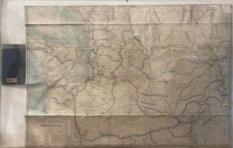 Railroad Commissioners' Map of Washington